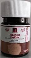 Herco Çikolata Kahve Jel Gıda Boyası   (30 GR)