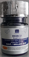 Herco Mavi Su Bazlı Toz Gıda Boyası   (10 GR)