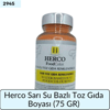 Herco Sarı Su Bazlı Toz Gıda Boyası   (75 GR)
