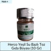 Herco Yeşil Su Bazlı Toz Gıda Boyası   (10 GR)