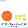 HG 171 SİLİKON KALIP ÇOKLU FİYONK