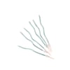 İthal Spiral (Burgulu) Mum Mavi 6 Lı   (15 Cm)