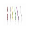 İthal Spiral (Burgulu) Mum Mix 6 Lı  (15 Cm)