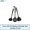 İvory Sl176 Silokon Mutfak Seti Jumbo   (3 Lü)