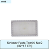 Kırılmaz Pasta Tepsisi Şeffaf   No:2 (32*17 Cm)