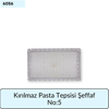 Kırılmaz Pasta Tepsisi Şeffaf   No:5