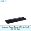 Kırılmaz Pasta Tepsisi Siyah   No:1 (32*12 Cm)