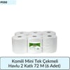 Komili Mini Tek Çek.Havlu 2 Katlı 72M  (6 Ad) 3,9K