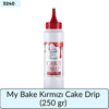 My Bake Metalik Kırmızı Cake Drip   (250 gr)