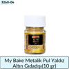 My Bake Metalik Pul Yaldız Altın Gıdadışı  (10 Gr)