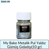 My Bake Metalik Pul Yaldız Gümüş Gıdadışı  (10 Gr)