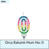 Orca Rakamlı Mum No: 0