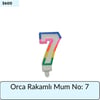Orca Rakamlı Mum No: 7