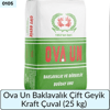 Ova Un Baklavalık Çift Geyik Kraft Çuval  (25 Kg)
