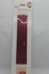 Pasta Mumu Kırmızı 20 Cm   (6 Lı)