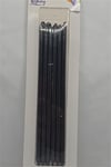 Pasta Mumu Siyah 20 Cm   (6 Lı)