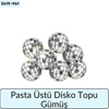Pasta Üstü Disko Topu Gümüş