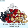 Pasta Üstü Kalp Süs Mix Karışık