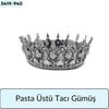 Pasta Üstü Tacı Gümüş