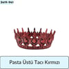 Pasta Üstü Tacı Kırmızı