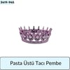 Pasta Üstü Tacı Pembe