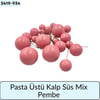 Pasta Üstü Top Süs Mix Pembe