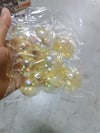 Pasta Üstü Top Süs Şeffaf Sarı