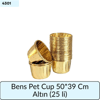 Pet Cup 50*39 Cm Altın    (25 Lİ)