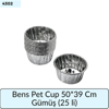 Pet Cup 50*39 Cm Gümüş    (25 Lİ)