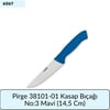 Pirge 38101-03 Kasap Bıçağı No:1 Mavi   (14,5 Cm)