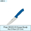 Pirge 38103-03 Kasap Bıçağı No:3 Mavi   (19 Cm)