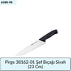 Pirge 38162-01 Şef Bıçağı Siyah   (23 Cm)