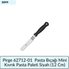 Pirge 62712-01 Mini Kıvrık Pasta Pal. Siyah(12 Cm)
