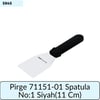 Pirge 71151-01 Spatula N0:1 Siyah   (11 Cm)