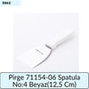 Pirge 71154-06 Spatula No:4 Beyaz   (12,5 Cm)