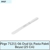 Pirge 71211-06 Oval Uç Pasta Paleti Beyaz  (25 Cm)