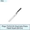 Pirge 71212-01 Oval Uç Pasta Paleti Siyah  (30 Cm)