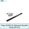 Pirge 81205-01 Mıknatıslı Bıçaklık Siyah   (40 Cm)