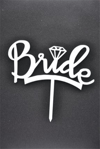 PLEKSİ Yazı Bride Gümüş