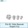 Pzt-81 Yıldız Basmalı Kopat 4 lü
