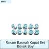 Rakam Basmalı Kopat Set Büyük Boy