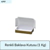 RENKLİ Baklava Kutu (1 Kg)