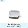 RENKLİ Baklava Kutu (250 Gr)