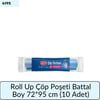 Roll Up Çöp Torbası Battal Boy 72*95 Cm  (10 Adet)