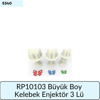 RP10103 Büyük Boy Kelebek Enjektör 3 Lü