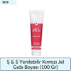 Ş & S Yenilebilir Kırmızı Jel Gıda Boyası (100 Gr)