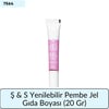Ş & S Yenilebilir Pembe Jel Gıda Boyası   (20 Gr)