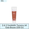Ş & S Yenilebilir Turuncu Jel Gıda Boyası (100 Gr)