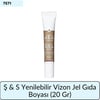 Ş & S Yenilebilir Vizon Jel Gıda Boyası   (20 Gr)
