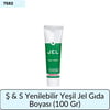 Ş & S Yenilebilir Yeşil Jel Gıda Boyası   (100 Gr)
